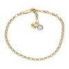 PULSERA MI HISTORIA 3MM ORO 18KL – AZUL