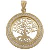 COLGANTE ORO 18KL ARBOL VIDA – 20MM