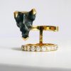 “BUll´S HEAD”. Anillo diamantes y meteorito